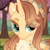 Size: 1740x1740 | Tagged: safe, artist:lovinglypromise, oc, oc:marigold flair, pony, unicorn, eye clipping through hair, female, horn, mare, outdoors, solo