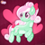 Size: 2000x2000 | Tagged: safe, artist:lovinglypromise, minty, pony, g3, alternate design, bow, hair bow, solo, tail, tail bow