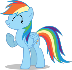 Size: 4148x4028 | Tagged: safe, artist:creedyboy124, rainbow dash, pegasus, pony, g4, base used, eyes closed, female, folded wings, happy, mare, simple background, transparent background, wings