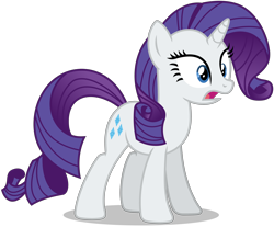 Size: 4826x4002 | Tagged: safe, artist:creedyboy124, rarity, pony, unicorn, g4, base used, female, horn, mare, shocked, shocked eyes, simple background, transparent background