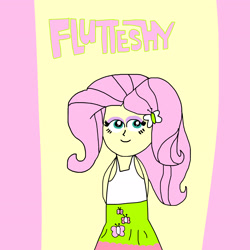 Size: 3072x3072 | Tagged: safe, artist:chikamotokenji, fluttershy, human, equestria girls, g4, female, solo