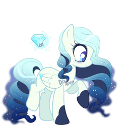 Size: 1280x1280 | Tagged: safe, artist:dixieadopts, oc, oc:nocturne trail, pegasus, pony, female, mare, simple background, solo, transparent background