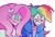 Size: 2420x1668 | Tagged: safe, artist:ember420, fluttershy, rainbow dash, human, g4, my little pony: friendship is magic, trade ya!, duo, female, humanized, scene interpretation, simple background, white background