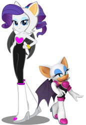 Size: 590x860 | Tagged: safe, artist:kalel156, rarity, bat, human, equestria girls, g4, bare shoulders, clothes, cosplay, costume, female, rouge the bat, rouge the bat costume, simple background, sleeveless, sonic the hedgehog (series), strapless, transparent background, vector