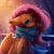 Size: 4000x4000 | Tagged: safe, artist:miokomata, fluttershy, pegasus, pony, g4, clothes, female, looking at you, looking back, looking back at you, mare, outdoors, scarf, solo, wings