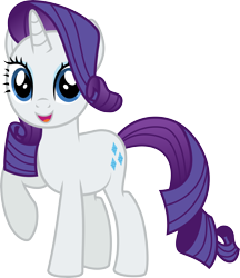 Size: 7000x8115 | Tagged: safe, artist:twilirity, rarity, pony, g4, absurd resolution, raised hoof, simple background, solo, transparent background, vector