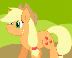 Size: 971x794 | Tagged: safe, artist:cmara, applejack, earth pony, g4, applejack's hat, cowboy hat, female, hat, solo