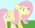 Size: 948x778 | Tagged: safe, artist:cmara, fluttershy, pegasus, pony, g4, female, outdoors, solo