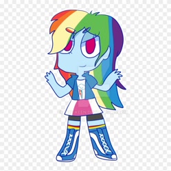 Size: 840x843 | Tagged: safe, artist:the keen, rainbow dash, human, equestria girls, g4, alpha channel, boots, deviantart watermark, female, obtrusive watermark, shoes, solo, watermark