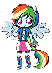 Size: 1024x1439 | Tagged: safe, rainbow dash, human, equestria girls, g4, boots, female, ponied up, shoes, simple background, solo, transparent background