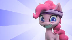 Size: 4096x2304 | Tagged: safe, screencap, pinkie pie, earth pony, pony, g4, g4.5, my little pony: stop motion short, pinkie pie wants to play, cute, smiling, solo