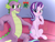 Size: 1878x1437 | Tagged: safe, artist:local sugar provider, derpibooru exclusive, spike, starlight glimmer, dragon, pony, unicorn, g4, adult, adult spike, anxious, blush lines, blushing, couch, cute, duo, female, hearth's warming, holly, holly mistaken for mistletoe, horn, imminent kissing, indoors, leaning back, lip bite, male, mare, nervous, older, older spike, raised hoof, scales, shaking, shaking hoof, ship:sparlight, shipping, shy, sitting, size difference, smiling, sparkles, straight, sweat, sweatdrop