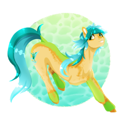 Size: 2000x2000 | Tagged: safe, artist:oneiria-fylakas, sandbar, pony, g4, alternate design, solo