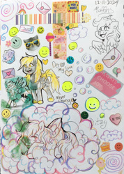 Size: 1280x1793 | Tagged: safe, artist:sweetmelon556, derpy hooves, pony, g4, solo, traditional art