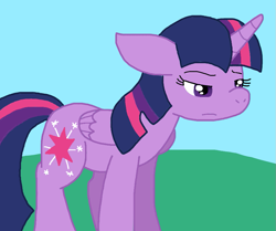 Size: 893x745 | Tagged: safe, artist:cmara, twilight sparkle, alicorn, pony, g4, female, outdoors, solo, twilight sparkle (alicorn)