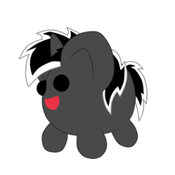 Size: 1473x1478 | Tagged: safe, artist:naoto yazarän, oc, pony, unicorn, chibi, horn, pony bolita