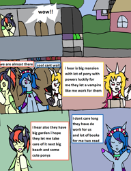 Size: 1203x1564 | Tagged: safe, artist:ask-luciavampire, oc, earth pony, pegasus, pony, undead, vampire, vampony, comic, comic page, tumblr