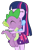 Size: 420x614 | Tagged: safe, artist:cwt10101, spike, twilight sparkle, dragon, human, equestria girls, g4, clothes, duo, duo male and female, eyes closed, female, hug, male, simple background, transparent background