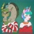 Size: 1974x1950 | Tagged: safe, artist:_oodlezz_, discord, princess celestia, anthro, g4, christmas, christmas tree, clothes, dress, duo, duo male and female, ear piercing, earring, eyeshadow, female, gradient background, green background, green hair, hand on chin, hearth's warming, holiday, how the grinch stole christmas, jewelry, jim carrey, lip gloss, lipstick, makeup, male, martha may whovier, necklace, piercing, purple eyes, red dress, red lipstick, ship:dislestia, shipping, snaggletooth, straight, sweater, the grinch, tree, watermark, yellow eyes