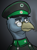 Size: 624x840 | Tagged: safe, artist:notoriousnostalgia, oc, oc only, oc:fritz helltalon, griffon, equestria at war mod, beak, bust, cap, cigarette, clothes, digital art, general, generals and field marshals from strawberry duchy, german, glasses, gradient background, griffon oc, hat, looking right, male, military, military uniform, new characters for equestria at war, new characters for equestria at war mod, peaked cap, portrait, serious, serious face, smoking, solo, uniform, uniform hat