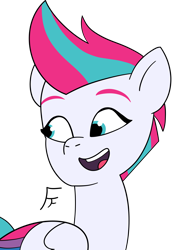 Size: 2312x3326 | Tagged: safe, artist:frownfactory, zipp storm, pegasus, pony, g5, my little pony: tell your tale, female, happy, mare, open mouth, simple background, solo, transparent background