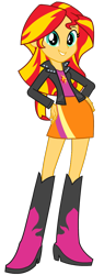 Size: 386x1020 | Tagged: safe, artist:cwt10101, sunset shimmer, human, equestria girls, g4, female, simple background, solo, transparent background