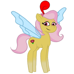 Size: 713x720 | Tagged: safe, rosedust, flutter pony, pony, g1, g5, my little pony: tell your tale, female, mare, simple background, solo, transparent background