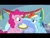 Size: 480x360 | Tagged: safe, screencap, pinkie pie, rainbow dash, earth pony, pegasus, pony, g4, my little pony: friendship is magic, season 7, secrets and pies, food, lowres, messy mane, pie, pun, rainbow dash's bedroom, rainbow dash's house, story included, visual pun, wings