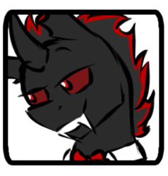 Size: 903x948 | Tagged: safe, artist:fluffyghost, oc, oc:buggo, changeling, clothes, red changeling, suit