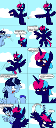 Size: 4100x9339 | Tagged: source needed, safe, artist:realtyler, twilight sparkle, oc, oc:blue thunder, alicorn, g4, baseball, bonding, canon x oc, cloud, cloudy, colt, father and child, father and son, female, foal, male, outdoors, ship:thundersparkle, shipping, sky, sports, straight