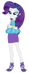 Size: 1440x3536 | Tagged: safe, edit, edited screencap, editor:cutler1228, screencap, rarity, human, equestria girls, g4, crossed arms, female, not a vector, rarity peplum dress, simple background, transparent background