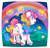 Size: 2048x1954 | Tagged: safe, artist:cocopudu, baby starbow, earth pony, pony, g1, :o, alternate design, alternate hairstyle, alternate tailstyle, blue eyelashes, blue pupils, colored eyelashes, colored hooves, colored pupils, curly mane, curly tail, ethereal mane, female, filly, flower, foal, grass, hooves, looking up, mismatched hooves, multicolored hair, multicolored hooves, night, open mouth, outdoors, passepartout, profile, rainbow, raised hoof, redraw, reference in the comments, signature, solo, starry mane, starry tail, stars, stars in mane, tail, three toned mane, three toned tail, turned head, unshorn fetlocks