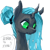 Size: 2048x2048 | Tagged: safe, artist:kovoranu, queen chrysalis, changeling, changeling queen, g4, cyrillic, female, russian, simple background, solo, speech bubble, white background