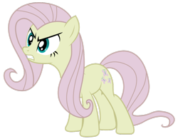 Size: 1012x789 | Tagged: safe, artist:landboom, fluttershy, pony, discorded, simple background, solo, transparent background, vector, wingless