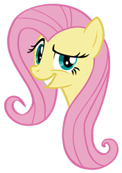 Size: 751x1064 | Tagged: safe, artist:landboom, fluttershy, pony, bust, dreamworks face, portrait, simple background, solo, transparent background, vector