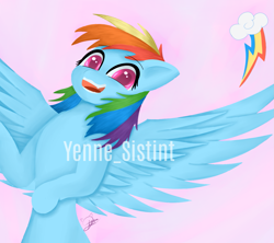 Size: 1559x1382 | Tagged: safe, artist:yenne_sistint, rainbow dash, pegasus, pony, g4