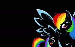 Size: 1920x1200 | Tagged: artist needed, safe, rainbow dash, pegasus, g4, female, solo, solo female, wallpaper