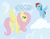 Size: 700x546 | Tagged: safe, artist:bux, fluttershy, rainbow dash, pegasus, pony, g4, cloud, duo, duo female, eyes closed, facehoof, female, flying