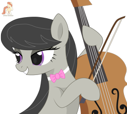 Size: 3776x3401 | Tagged: safe, artist:r4hucksake, octavia melody, earth pony, pony, g4, bowtie, cello, eyeshadow, makeup, musical instrument, simple background, solo, story included, transparent background