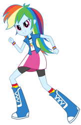 Size: 648x996 | Tagged: safe, artist:cwt10101, rainbow dash, human, equestria girls, g4, female, simple background, solo, transparent background