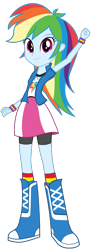 Size: 392x1066 | Tagged: safe, artist:cwt10101, rainbow dash, human, equestria girls, g4, female, simple background, solo, transparent background