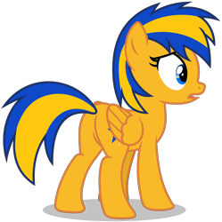 Size: 3681x3692 | Tagged: safe, artist:mlpfan3991, oc, oc only, oc:flare spark, pegasus, pony, g4, female, simple background, solo, transparent background