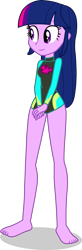 Size: 1281x3926 | Tagged: safe, alternate version, artist:dustinwatsongkx, edit, twilight sparkle, human, equestria girls, g4, my little pony equestria girls: better together, accessory swap, barefoot, clothes, clothes swap, feet, female, fluttershy's one-piece swimsuit, fluttershy's swimsuit, fluttershy's wetsuit, legless, long sleeves, one-piece swimsuit, simple background, solo, swimsuit, swimsuit edit, swimsuit swap, transparent background, vector, wetsuit