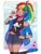 Size: 768x1024 | Tagged: safe, artist:rricecake_, rainbow dash, human, g4, bandage, belly, belly button, clothes, humanized, jewelry, midriff, necklace, passepartout, shirt, shorts, signature, solo, tongue out