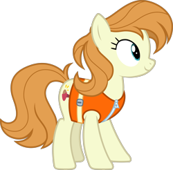 Size: 6264x6157 | Tagged: safe, artist:firlin123, agua fresca, lily peel, earth pony, pony, between dark and dawn, g4, my little pony: friendship is magic, .svg available, absurd resolution, almond joy, background pony, female, lifejacket, mare, simple background, solo, svg, transparent background, vector