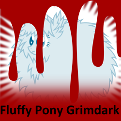 Size: 1024x1024 | Tagged: safe, fluffy pony, derpibooru, blood, meta, meta:fluffy pony grimdark, official spoiler image, spoilered image joke