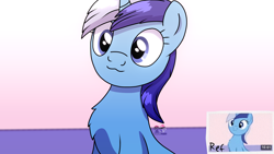 Size: 3840x2160 | Tagged: safe, artist:yourboimario, minuette, g4, :3, behaving like a cat, solo