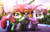 Size: 4074x2586 | Tagged: safe, artist:yourboimario, apple bloom, scootaloo, sweetie belle, earth pony, pegasus, pony, unicorn, g4, alternate hairstyle, alternate universe, clothes, high res, horn, irl, photo, ponies in real life, trio