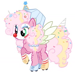 Size: 1410x1410 | Tagged: safe, artist:tsunqi, pinkie pie, simple background, white background