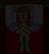 Size: 3023x3351 | Tagged: safe, artist:professorventurer, oc, oc:power star, pegasus, bed, bloodshot eyes, clothes, dark, depression, female, indoors, mare, night, panties, pegasus oc, rule 85, spread wings, super mario 64, underwear, wings